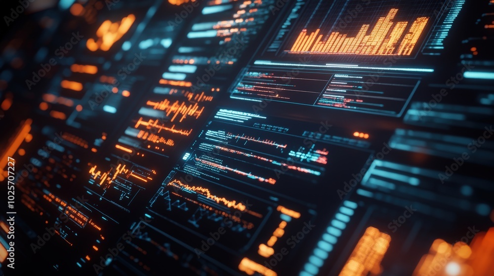 A glowing blockchain data terminal operated by a businessperson, showing the flow of digital assets and business transactions in real-time A glowing blockchain data terminal operated by a businessperson, showing the flow of digital assets and business transactions in real-time