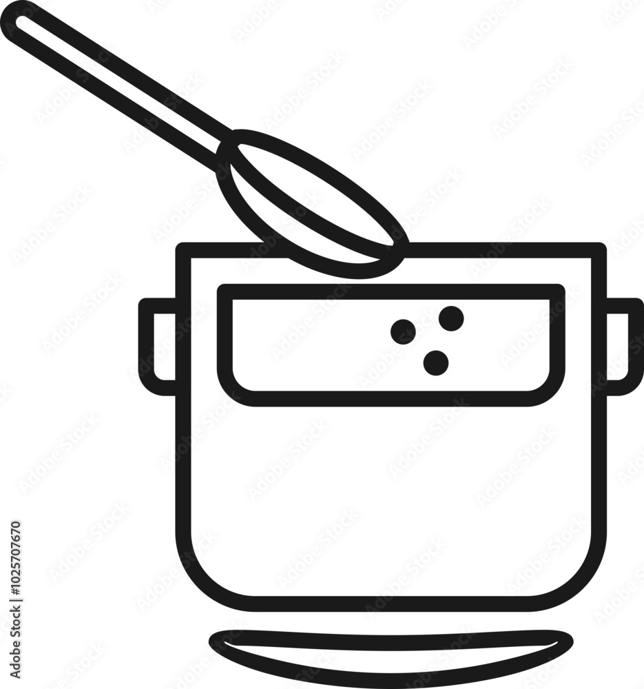 Fototapeta premium Cooking Line Icon