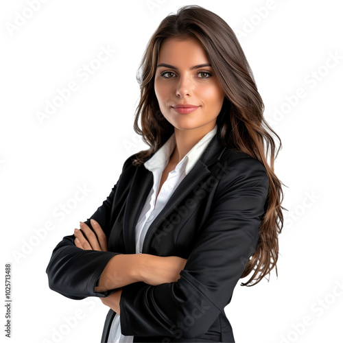 Obraz na płótnie portrait of a businesswoman w salonie