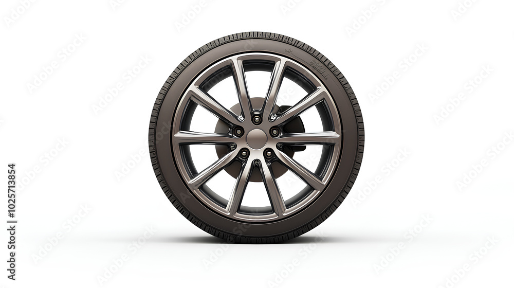 Wheels, tires and discs , Car tire isolated on white background Wheels, tires and discs , Car tire isolated on white background