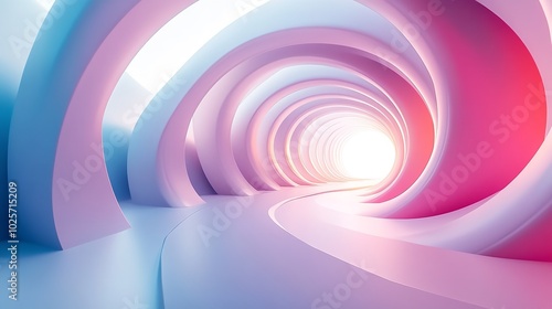 Colorful Spiral background 3d design, generated by AI
