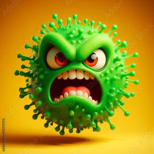 green alien monster
