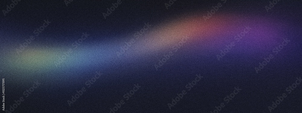 A curved arc of light with a gradient blending from lime to violet, noise texture effect A curved arc of light with a gradient blending from lime to violet, noise texture effect