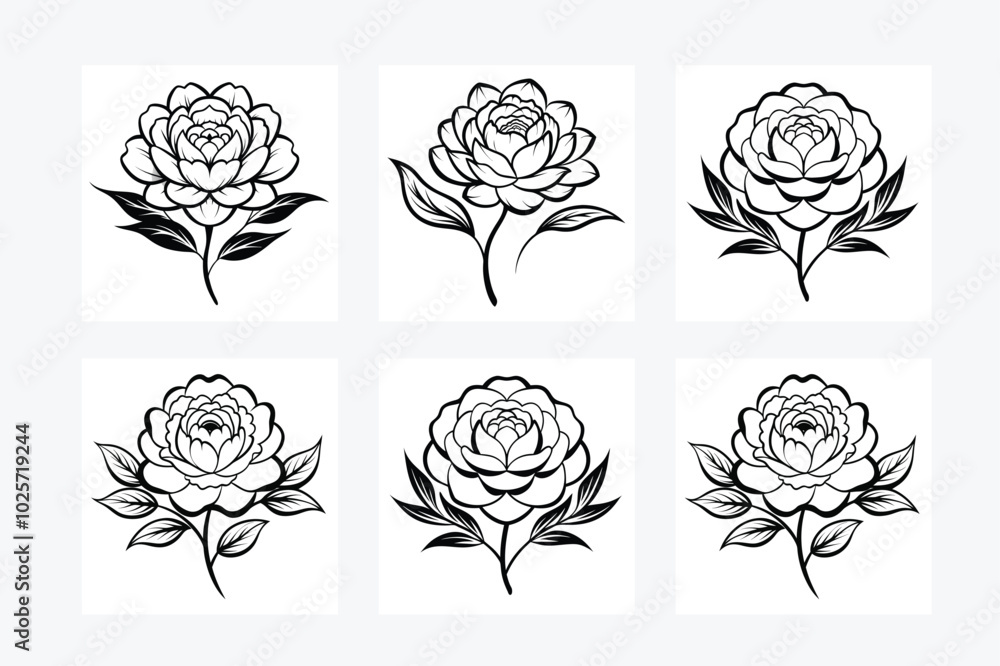 A versatile flower silhouette vector art illustration design image set, perfect for printable and digital use. Ideal for creating elegant, floral designs in modern and artistic projects. A versatile flower silhouette vector art illustration design image set, perfect for printable and digital use. Ideal for creating elegant, floral designs in modern and artistic projects.