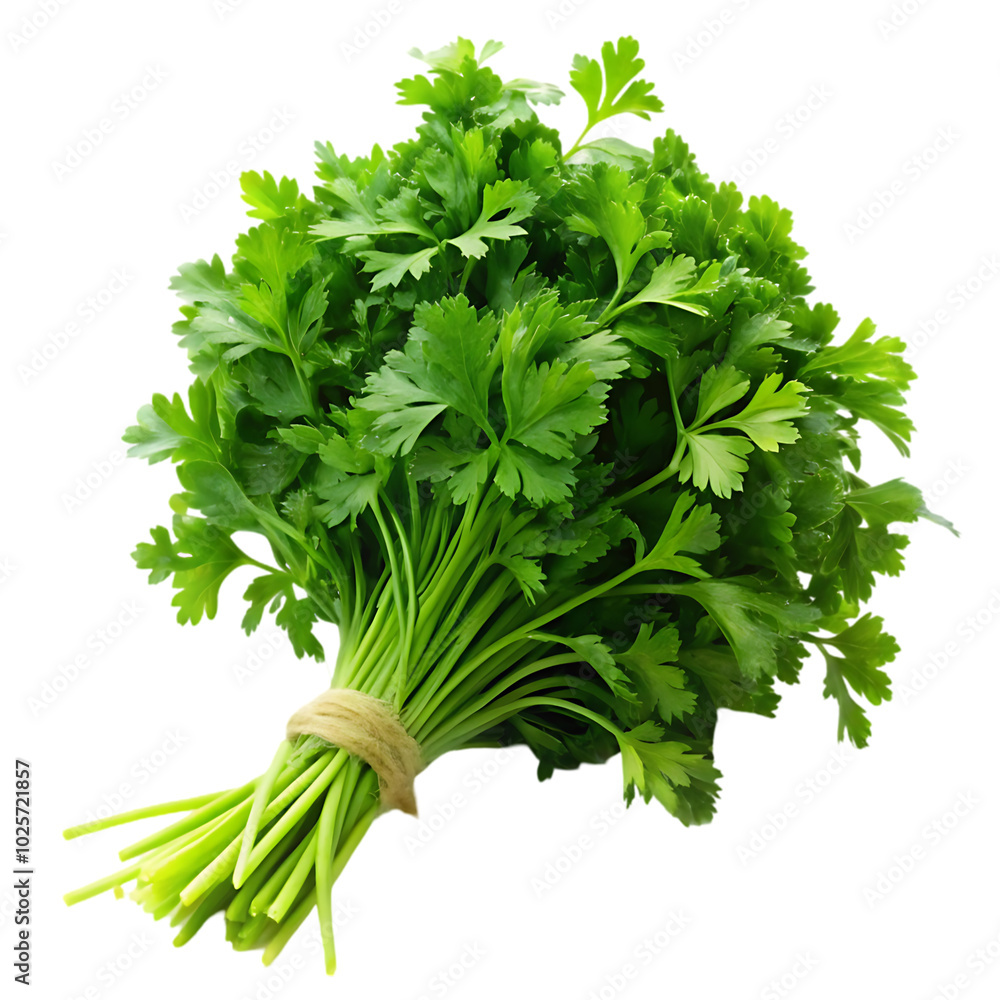 bunch of parsley isolated transparent background bunch of parsley isolated transparent background