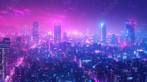 Wallpaper Mural Neon City Alley. Torontodigital.ca