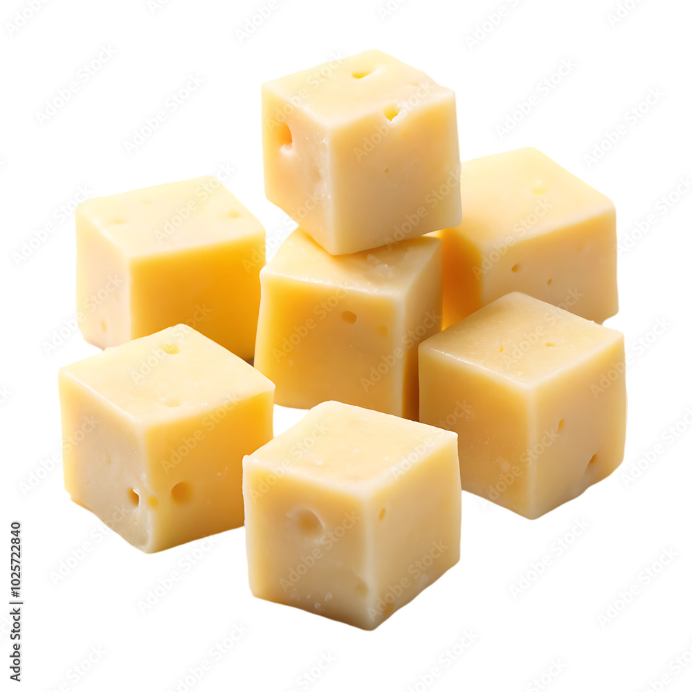 cheese cube set isolated transparent background cheese cube set isolated transparent background