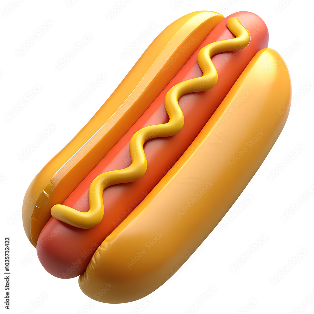 hot dog 3d render icons in cartoon plastic style minimal isolated on transparent white background, clipping path hot dog 3d render icons in cartoon plastic style minimal isolated on transparent white background, clipping path