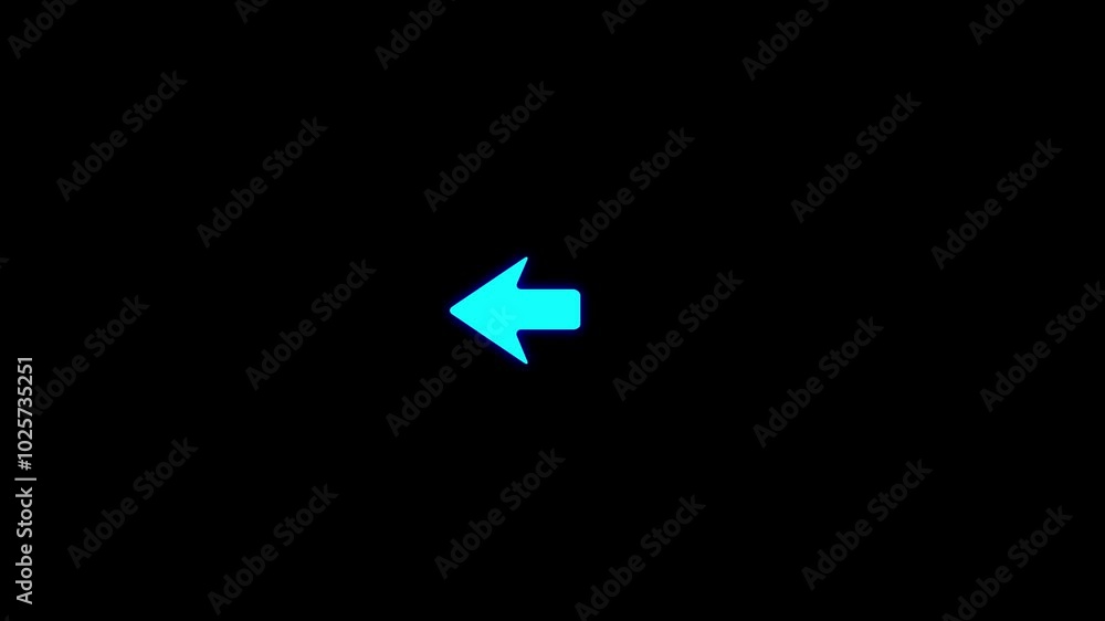 Abstract Directional arrow animation. Signal icon. Arrow loop animation direction concept. Abstract Directional arrow animation. Signal icon. Arrow loop animation direction concept.