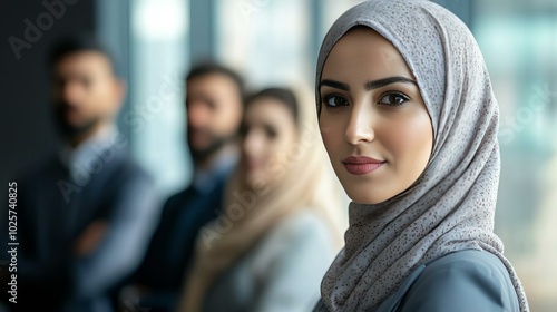 Empowered Woman in Business Attire: A Symbol of Diversity and Leadership in the Modern Workplace