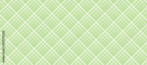 Light green and white diagonal plaid background