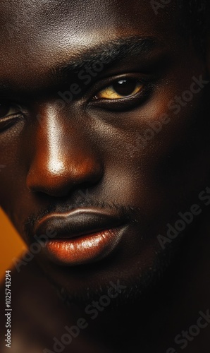 Close-up portrait of a man's face.