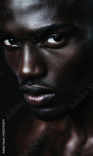 Close-up portrait of a man's face.