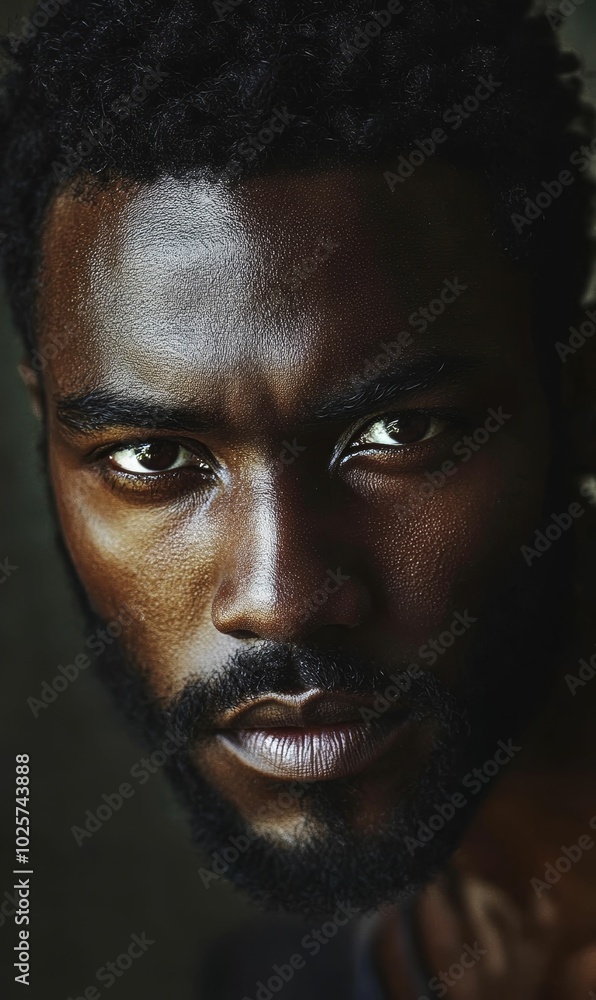 Close-up portrait of a man with a beard. Close-up portrait of a man with a beard.