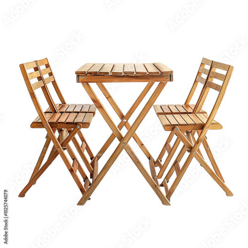 two wooden chairs photo