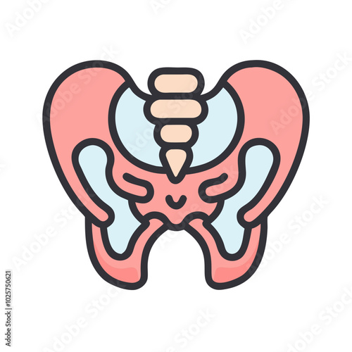 Icon of anatomy in medical science