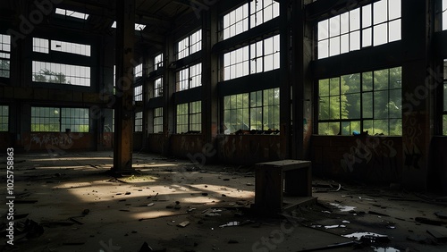 Rusting Giants: Abandoned Industrial Factories in Decay photo