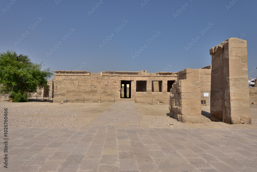 Medinet Habu is the most famous landmark in Luxor, Egypt Medinet Habu is the most famous landmark in Luxor, Egypt