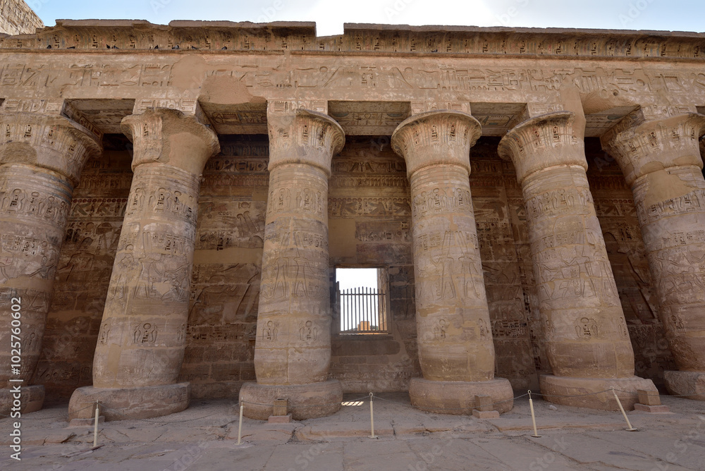 Medinet Habu is the most famous landmark in Luxor, Egypt Medinet Habu is the most famous landmark in Luxor, Egypt