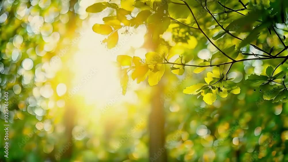 green leaves in the morning green leaves in the morning