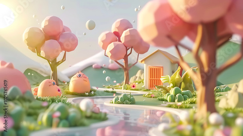 cartoon background