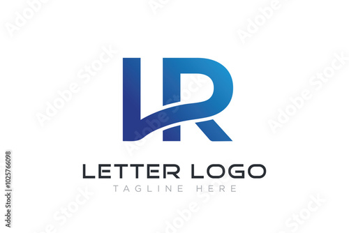 LR letter lr logo icon