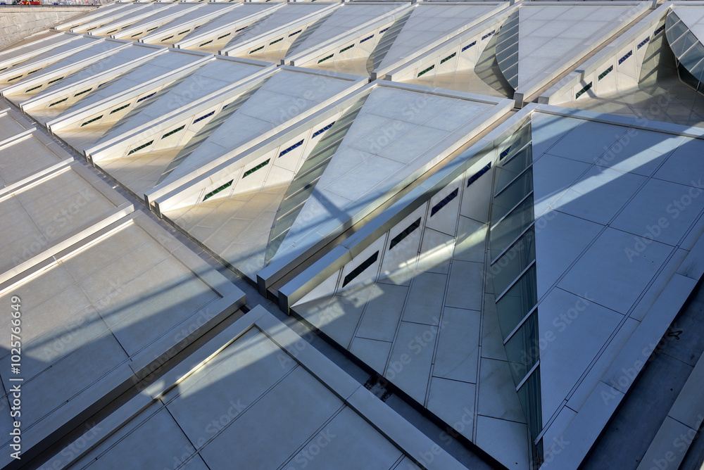 Fototapeta premium The Bibliotheca Alexandrina is the most famous landmark in Alexandria, Egypt