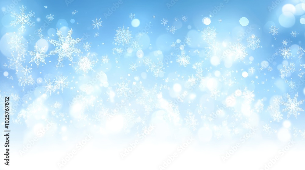 A serene winter wonderland filled with shimmering snowflakes and soft blue hues evokes a peaceful Christmas spirit embraced by the chilly air of the festive season A serene winter wonderland filled with shimmering snowflakes and soft blue hues evokes a peaceful Christmas spirit embraced by the chilly air of the festive season