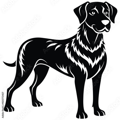 Swiss Dog Vector Clipart.