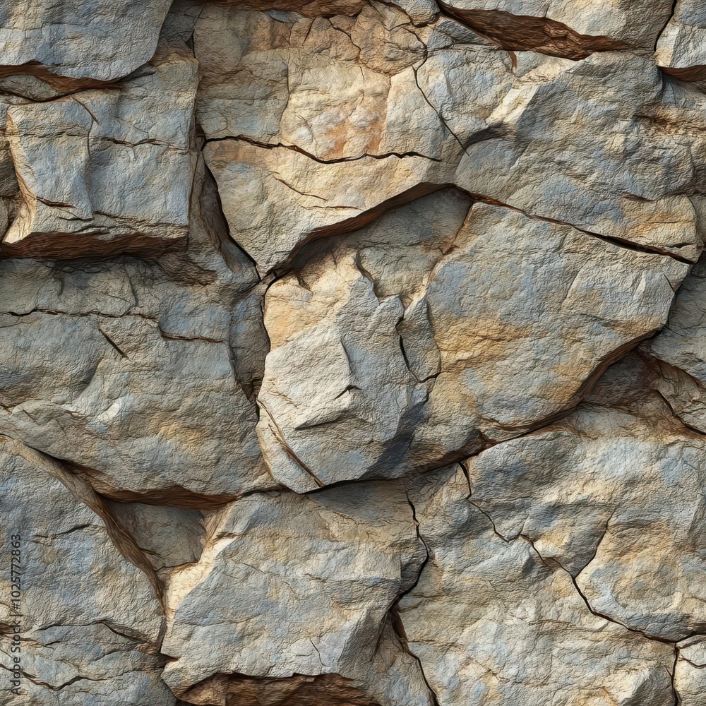 Weathered rock surface with deep cracks and subtle textures, earthy tones Weathered rock surface with deep cracks and subtle textures, earthy tones