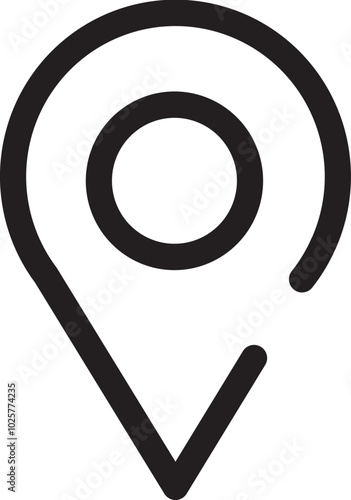 location pin