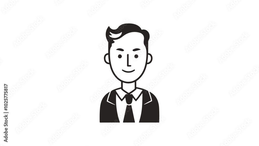 character of businessman vector illustration icon character of businessman vector illustration icon