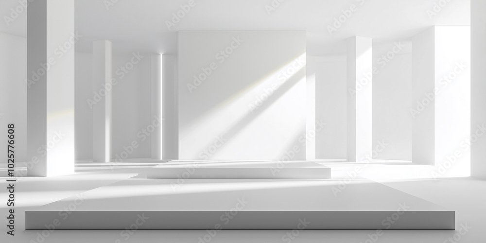 Architectural Square Platform Perfect for Auto Product Display Advertising Background Architectural Square Platform Perfect for Auto Product Display Advertising Background