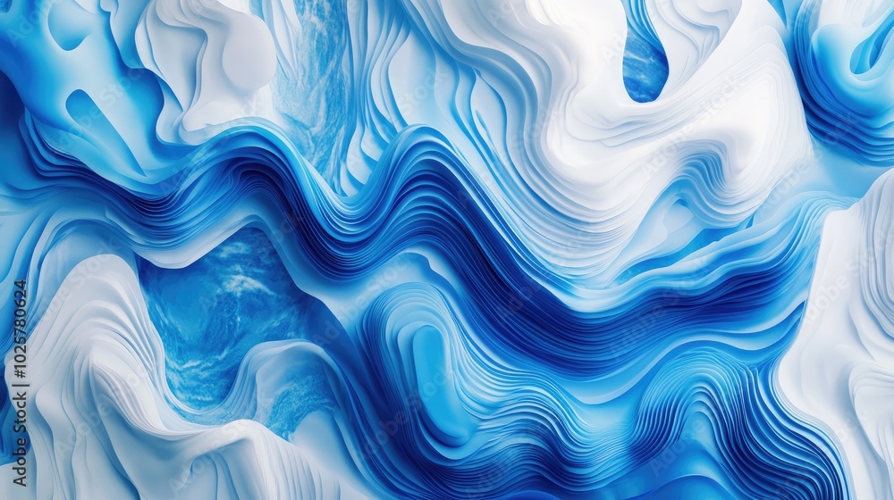 Dynamic Blue Wave Pattern Background Design Dynamic Blue Wave Pattern Background Design
