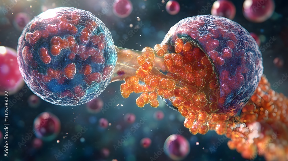 Naklejka premium Pancreas Function Illustration for Educational Use