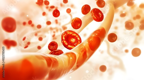 Atherosclerosis Development Illustration photo