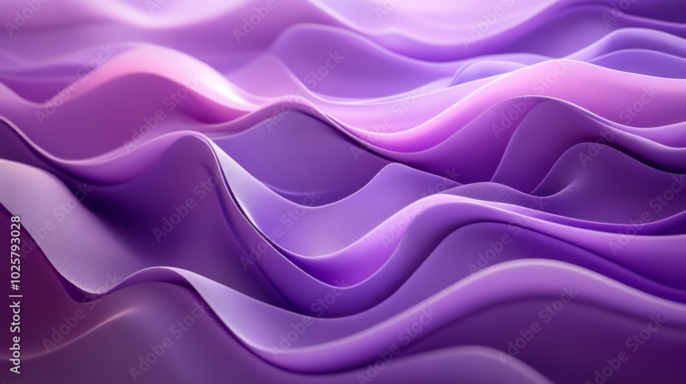 Fototapeta premium Abstract Purple Waves