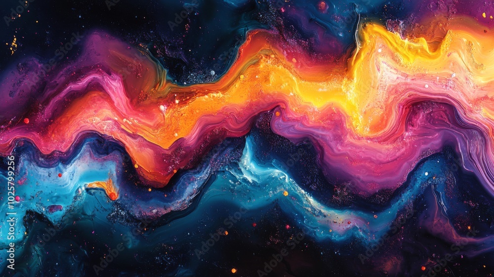 Abstract Colorful Waves Abstract Colorful Waves