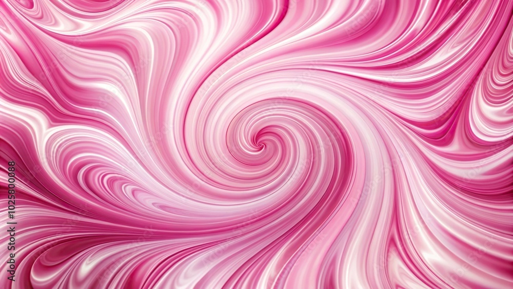 Obraz premium Close-Up Pink and white cream swirl abstract background