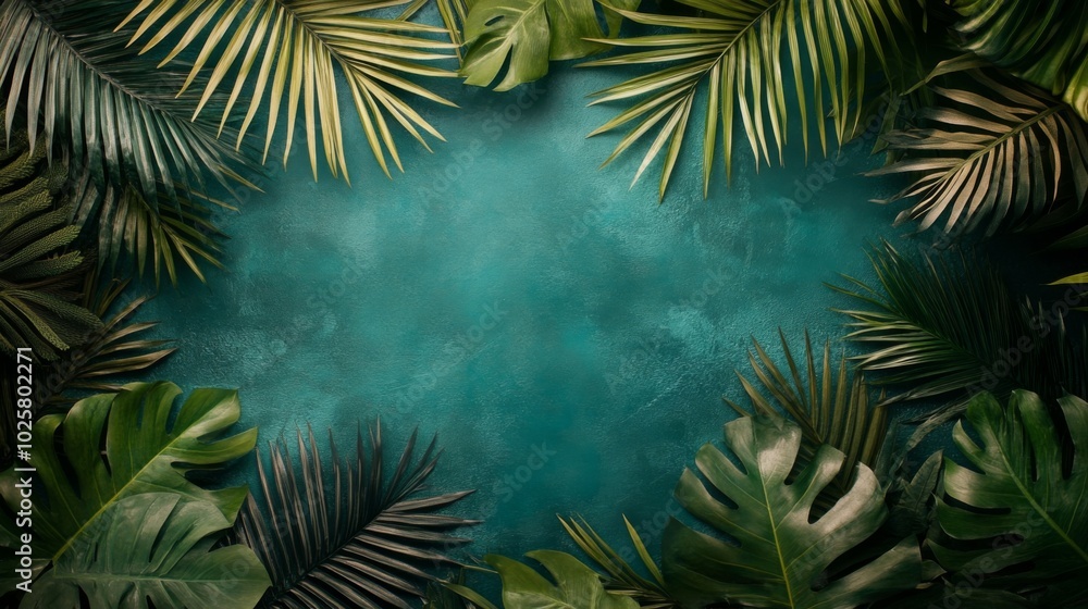Lush Tropical Background Lush Tropical Background