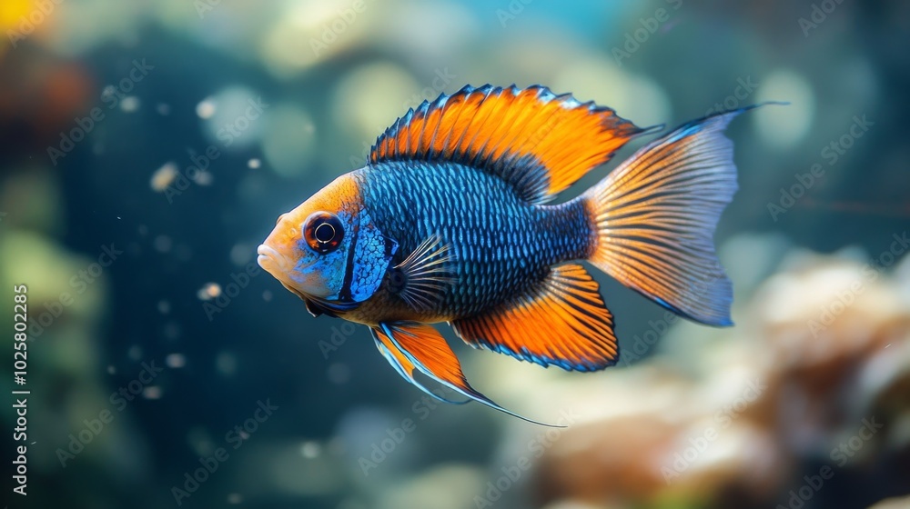 Colorful Tropical Fish in Aquarium Colorful Tropical Fish in Aquarium