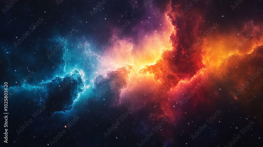 Colorful Cosmic Nebula Colorful Cosmic Nebula