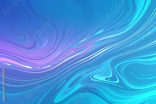 Abstract background of fluid iridescent shape. Elegant vector wallpaper.