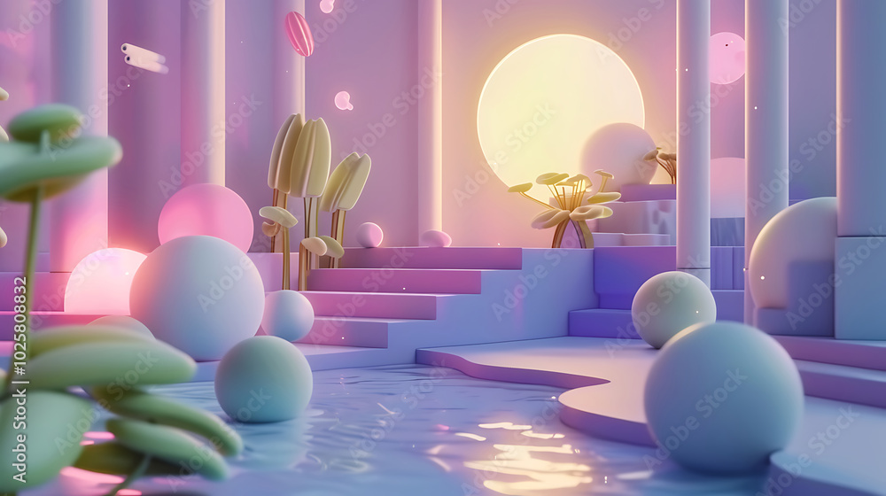 cartoon 3d scene cartoon 3d scene
