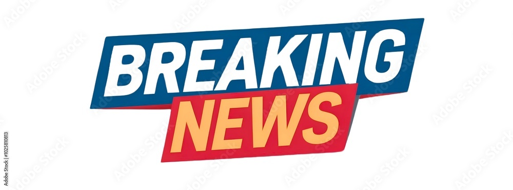 custom made wallpaper toronto digitalBREAKING NEWS creative banner,minimalistic flat vector illustration,plain background