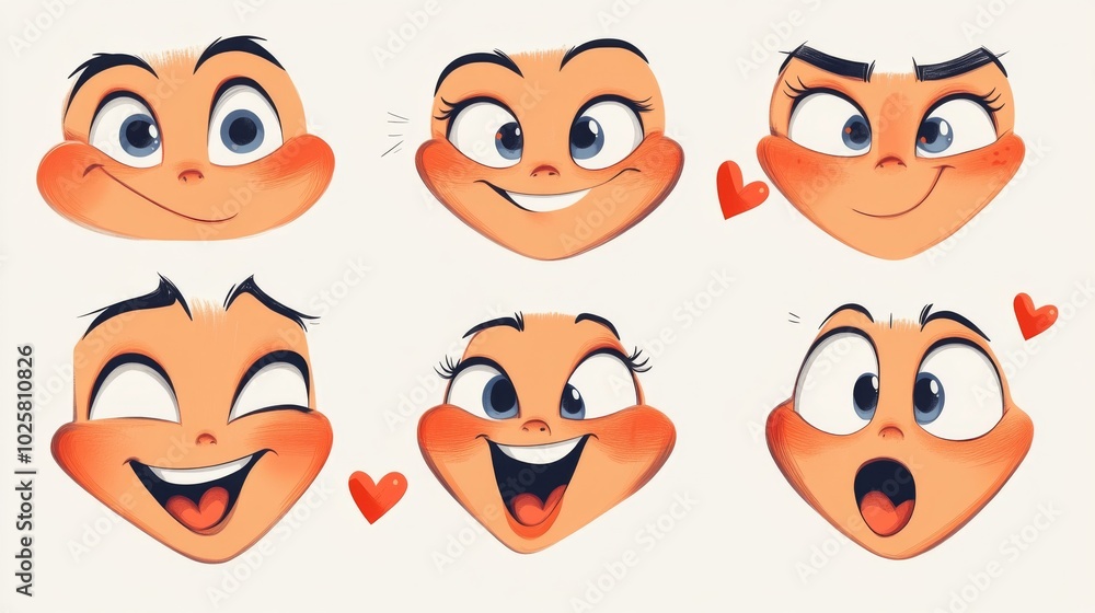 Cartoon Emotions Collection Cartoon Emotions Collection