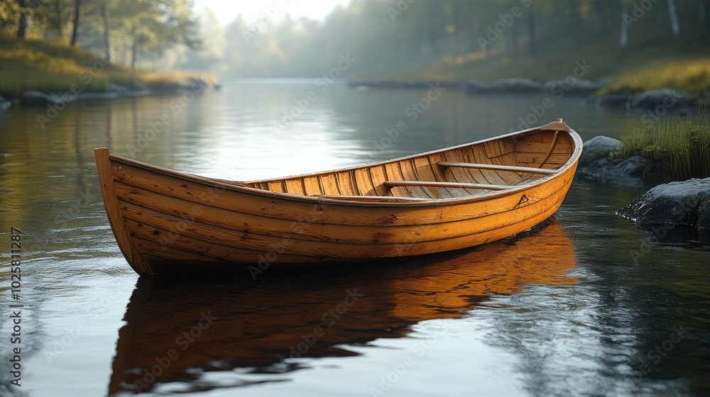 Simplified rowing boat, focus on oars slicing the water. Simplified rowing boat, focus on oars slicing the water.