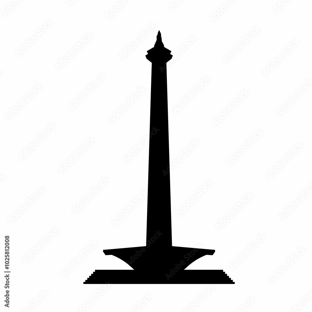 Tugu Monas Monumen Nasional Indoneisa Vector Image And Illustration Tugu Monas Monumen Nasional Indoneisa Vector Image And Illustration