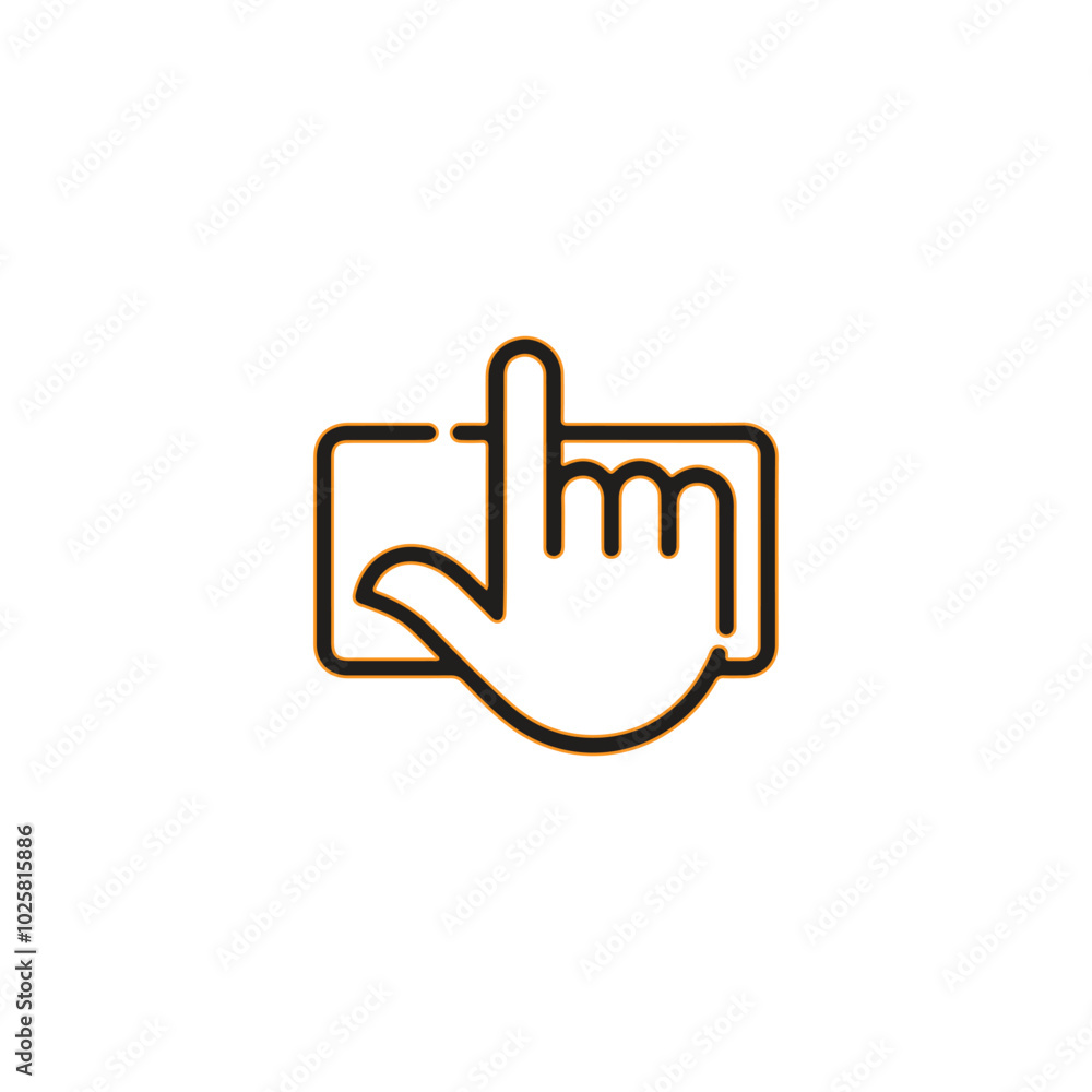 finger swipe icon design finger swipe icon design
