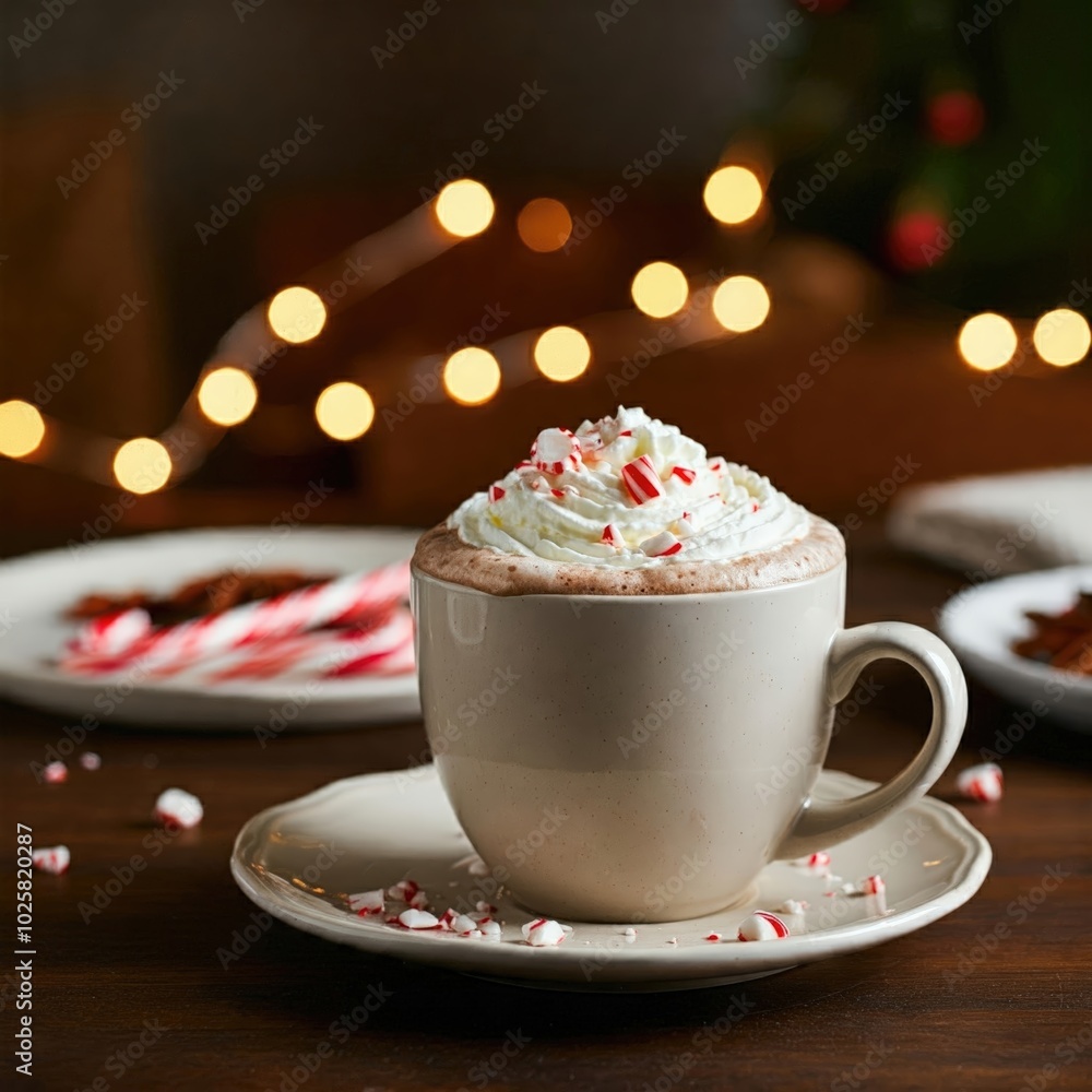 Cozy Warm Mug of Peppermint Hot Cocoa Bliss Cozy Warm Mug of Peppermint Hot Cocoa Bliss